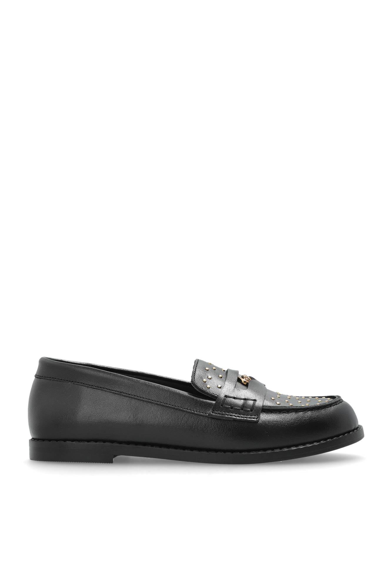 Black Leather loafers Versace Kids - Vitkac Canada